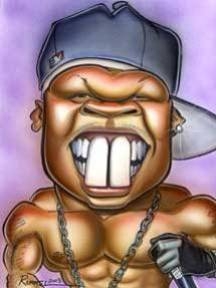 la une caricature de 50 cent